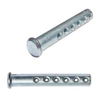 UCLP141 1/4" X 1" Universal Clevis Pin, Low Carbon Steel, Zinc